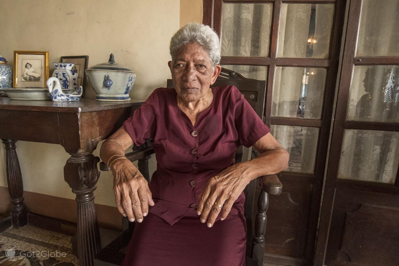 Aurea Bragança Pereira, owner of Braganza Pereira Mansion, which represents half of the historic Braganza House.